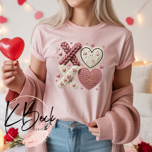 Knitted XOXO